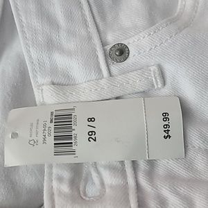 Banana Republic (29) Jeans White Stretch Denim
